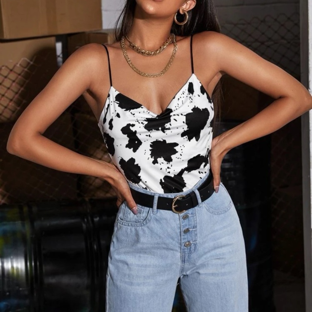 Cow print shirt